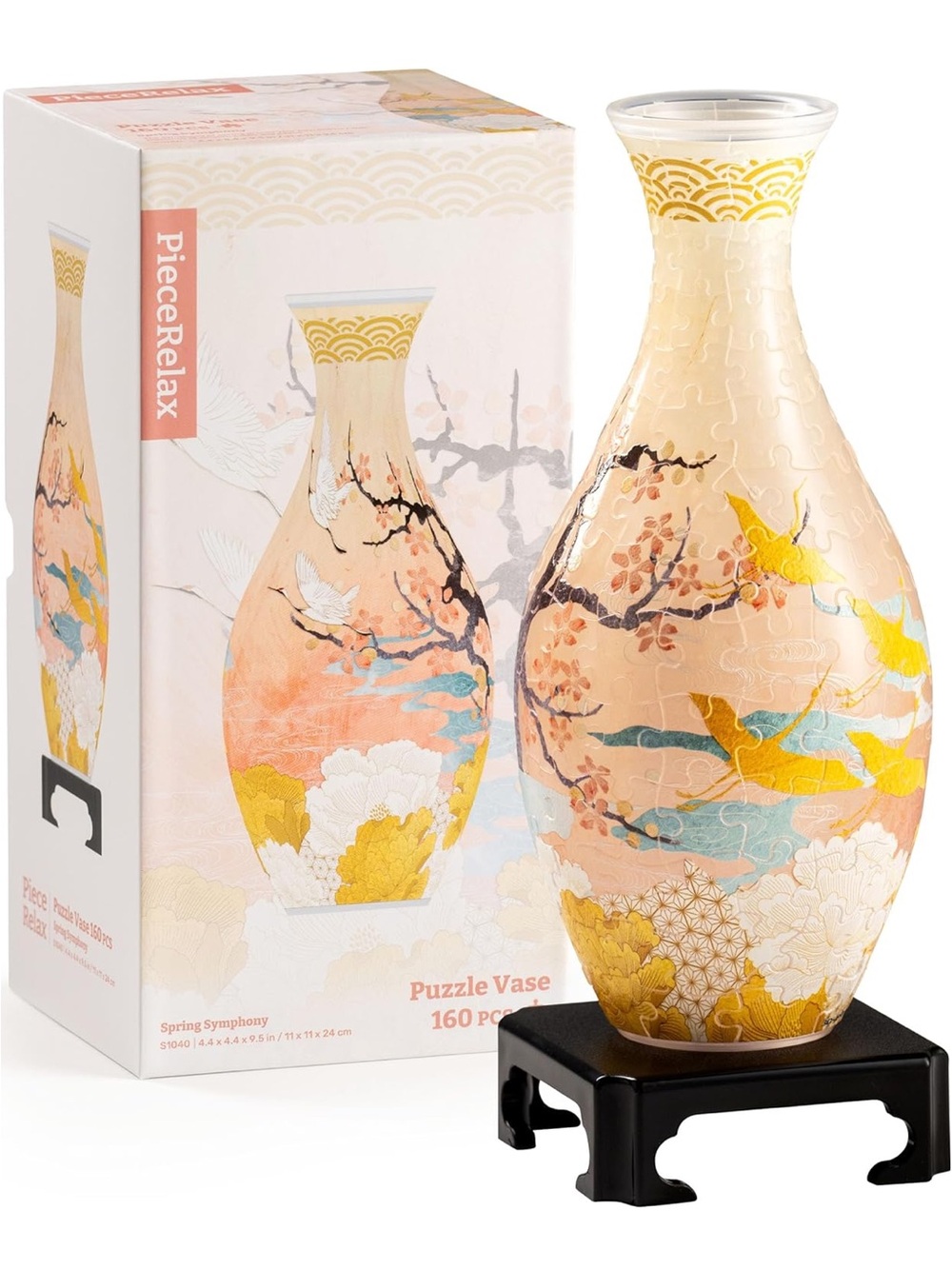 New PieceRelax 3D Puzzle Vase for Adults to Flower Arrangement and Home Decorati